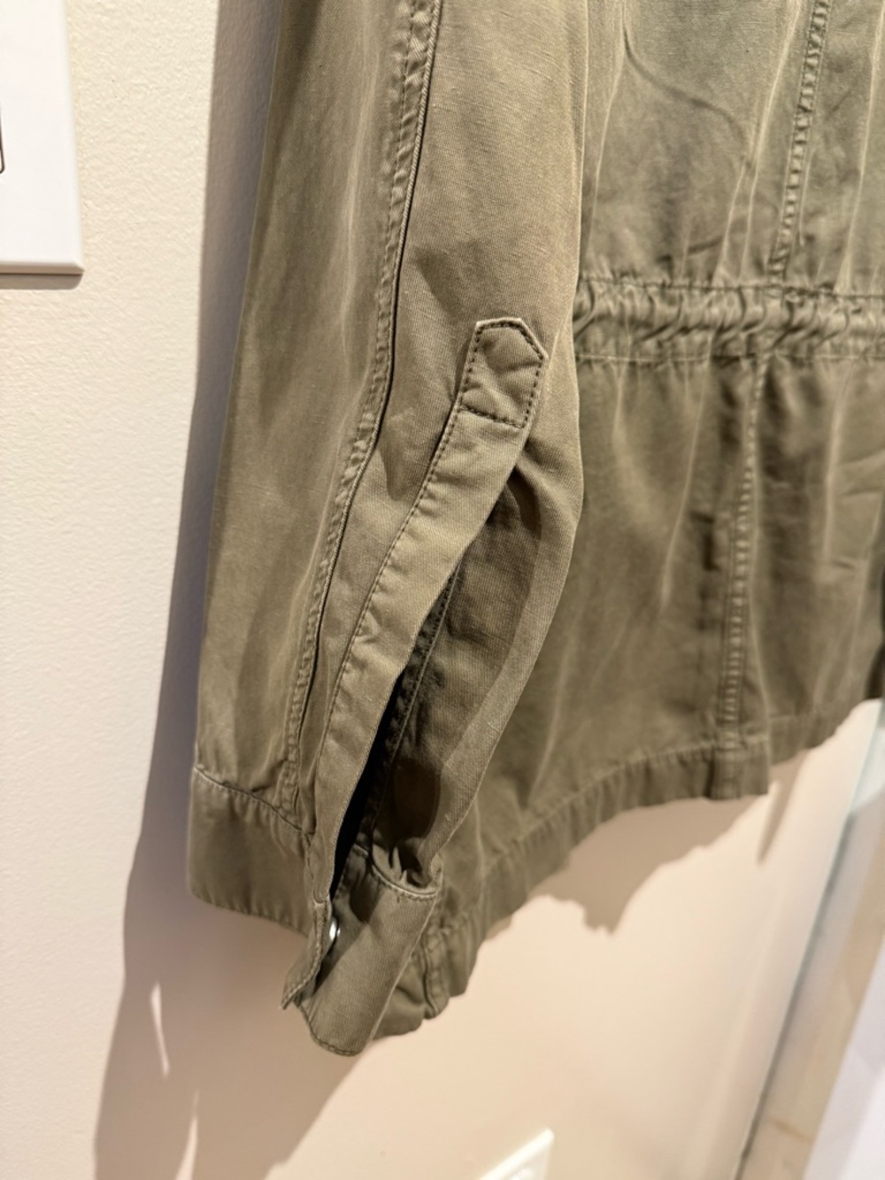 A.L.C. Olive Drawstring Utility Jacket - Picture 7 of 7